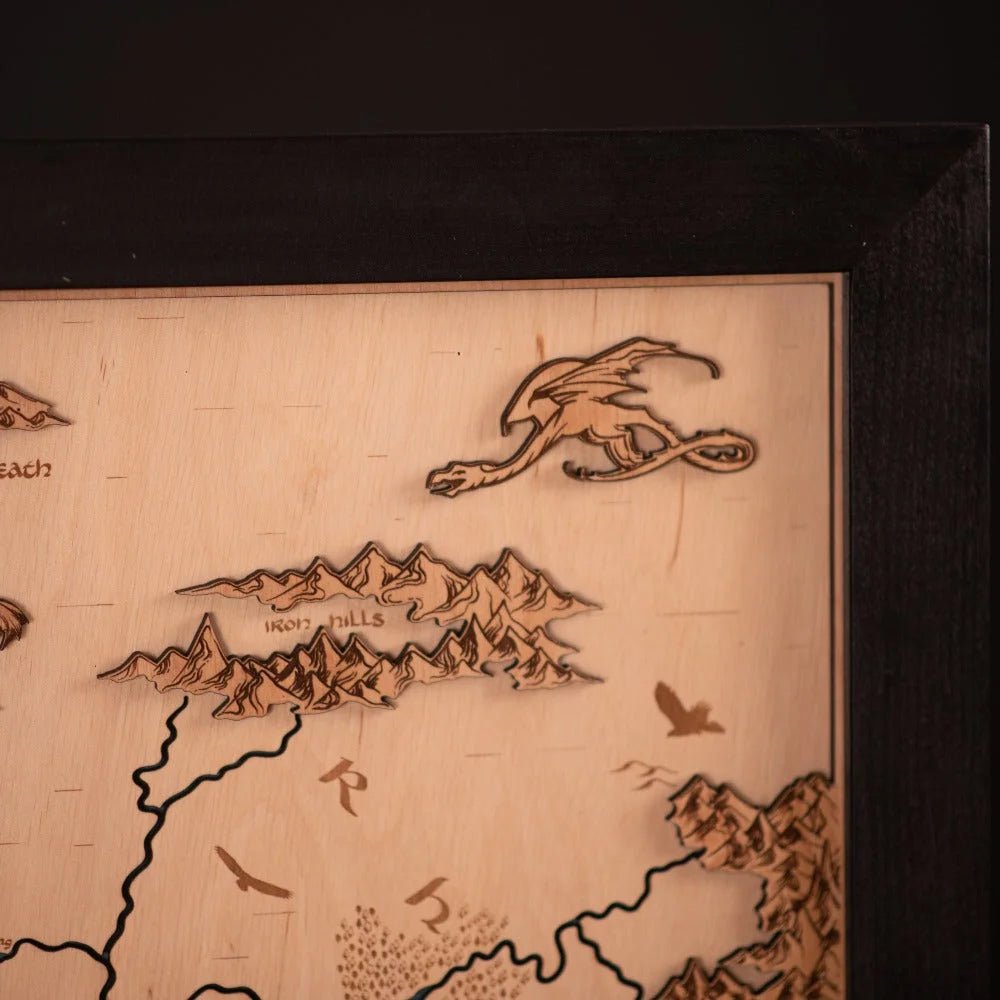 Touch-control wooden lamp doubles as immersive fan artwork