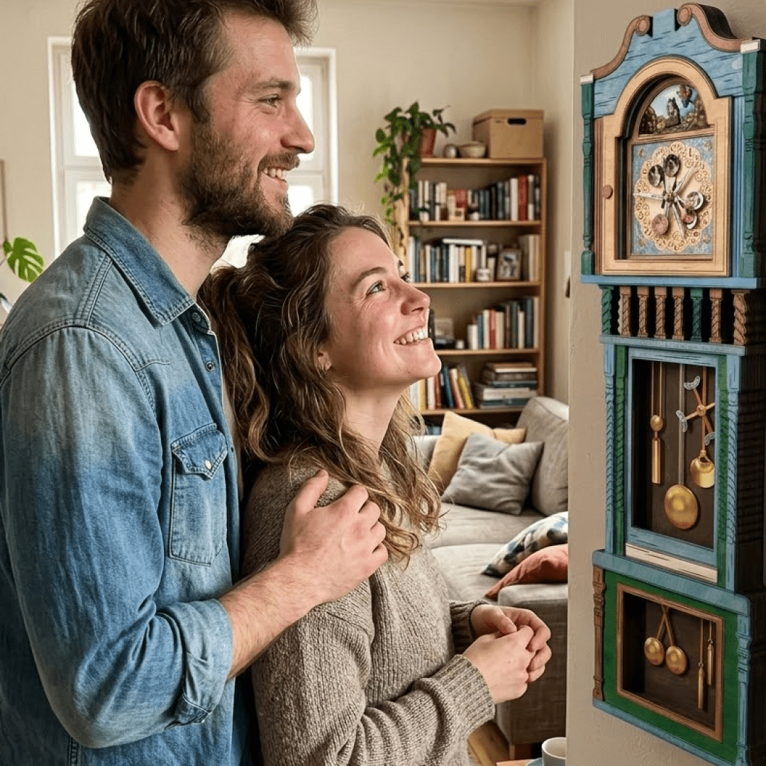THE WEASLEY™ MAGICAL 3D WOOD CLOCK - ZeWood