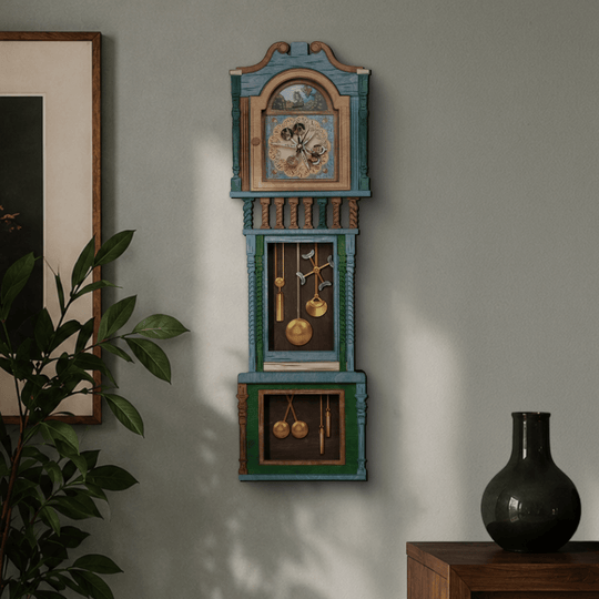HANDCRAFTED WEASLEY™ MAGICAL 3D WOOD CLOCK - OFFICIALLY LICENSED - ZeWood