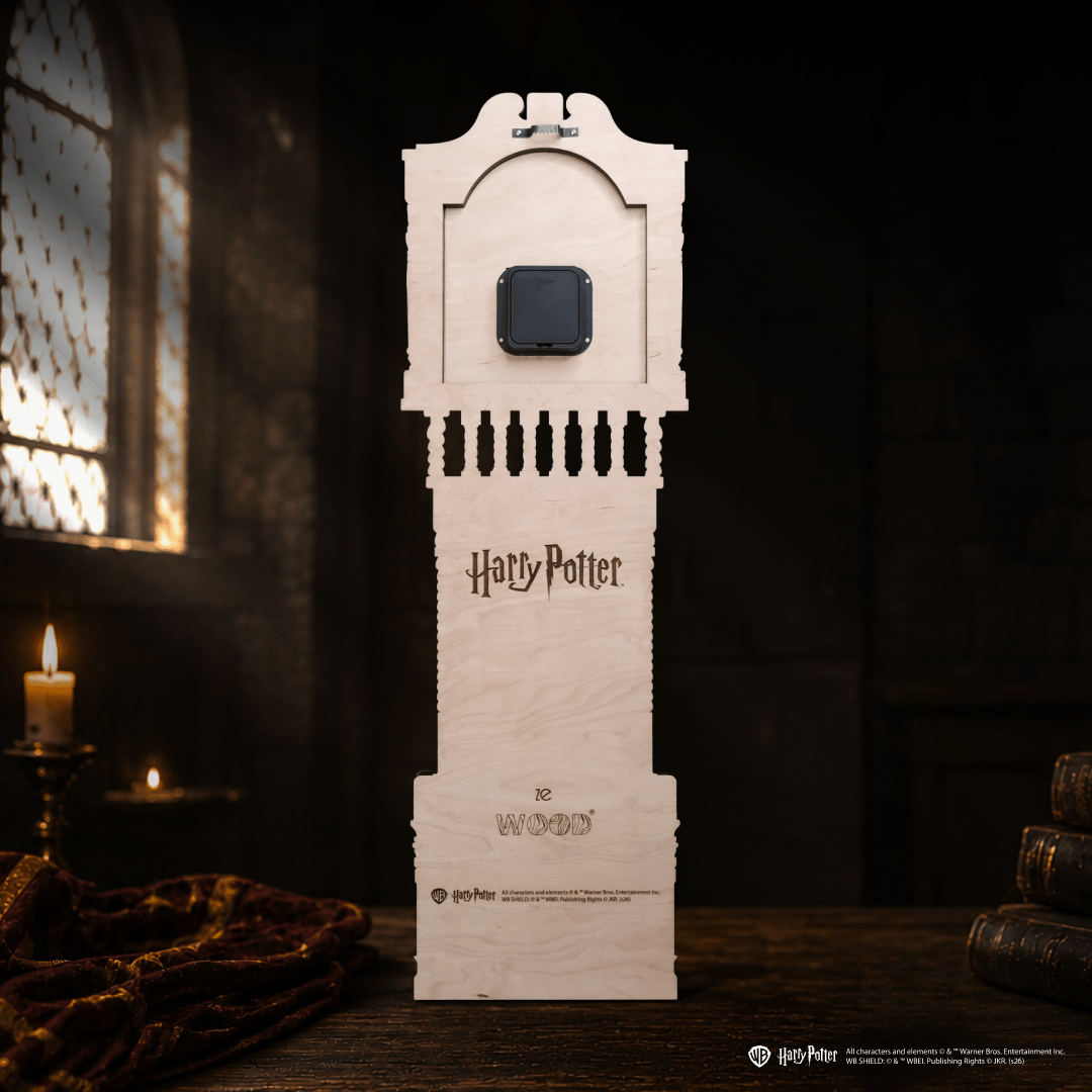 HANDCRAFTED WEASLEY™ MAGICAL 3D WOOD CLOCK - OFFICIALLY LICENSED - ZeWood