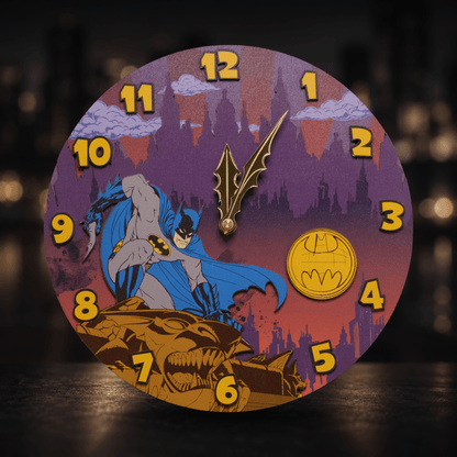 BATMAN™ DARK KNIGHT 3D WALL CLOCK - ZeWood