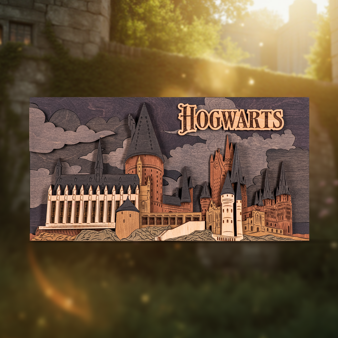 ГОҐВОРТС™ 3D КЛЮЧНИЦЯ З БРЕЛКАМИ - ГАРРІ ПОТТЕР