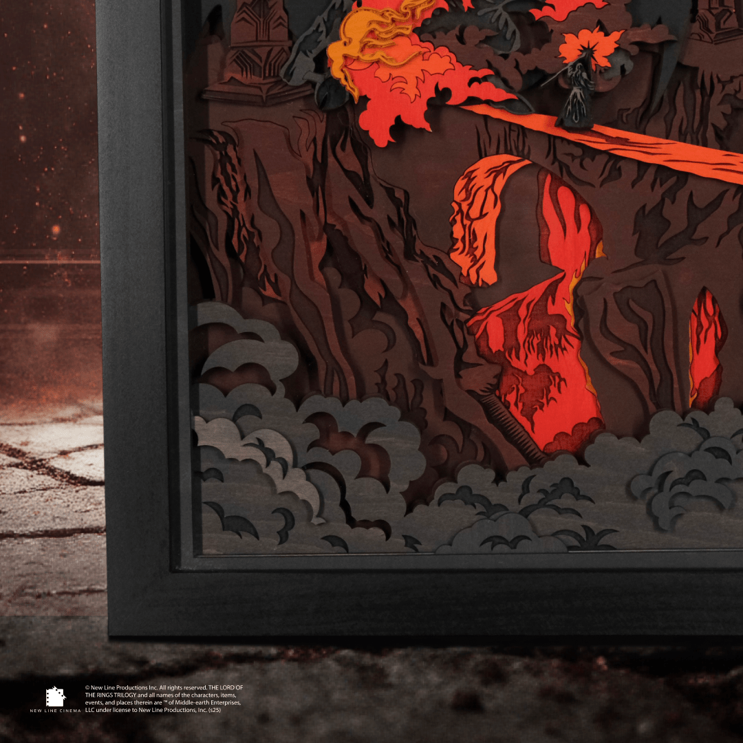 THE BALROG 3D WALL POSTER - ZeWood
