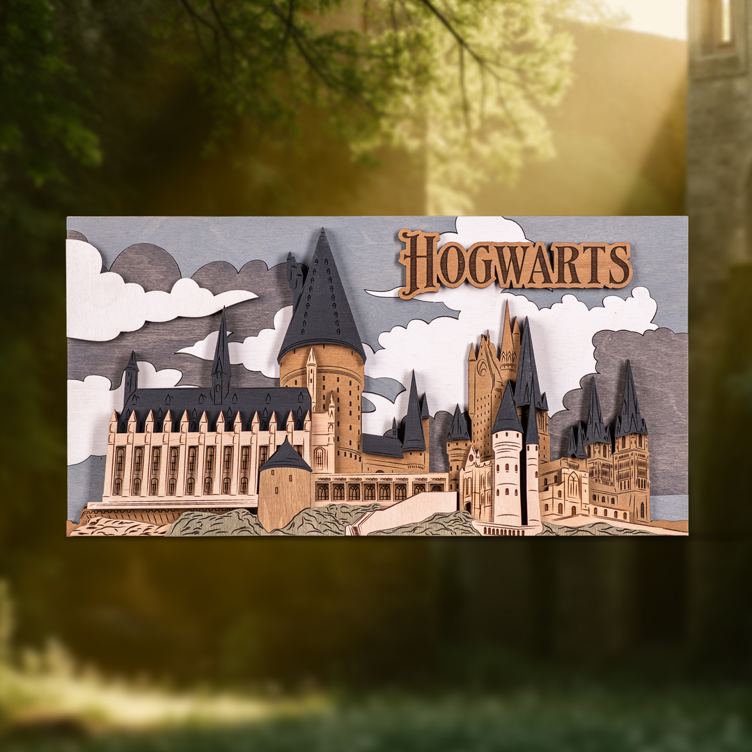 ГОҐВОРТС™ 3D КЛЮЧНИЦЯ З БРЕЛКАМИ - ГАРРІ ПОТТЕР