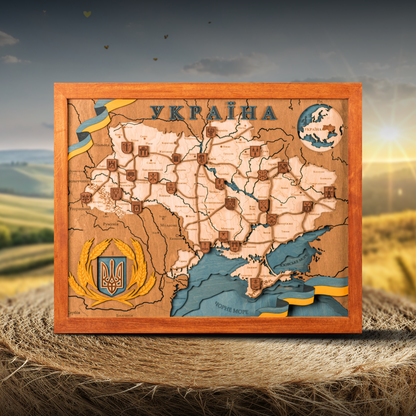 МАПА УКРАЇНИ 3D