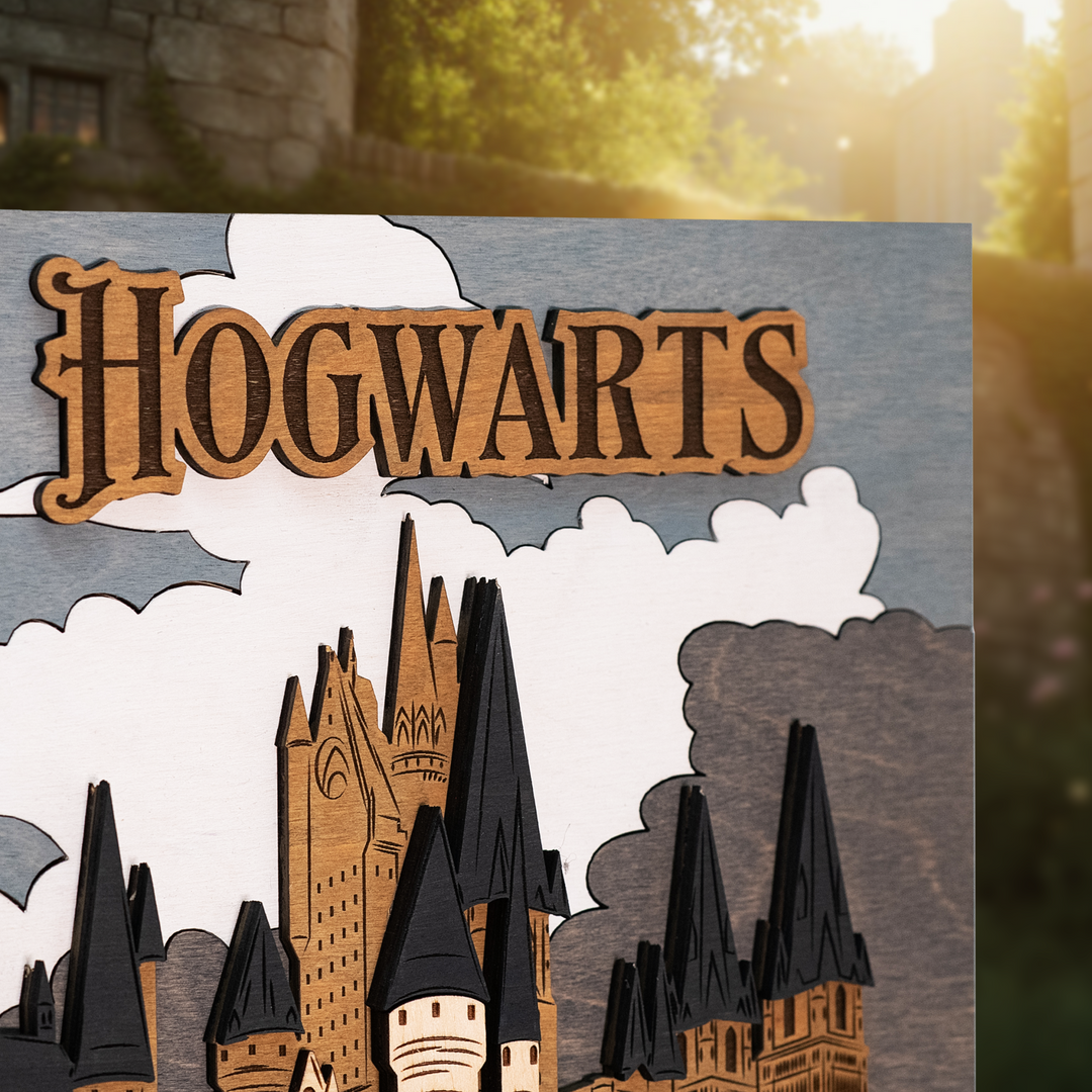 ГОҐВОРТС™ 3D КЛЮЧНИЦЯ З БРЕЛКАМИ - ГАРРІ ПОТТЕР