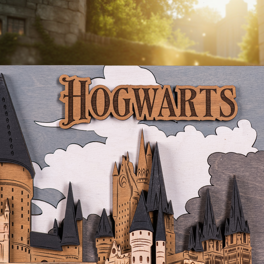 ГОҐВОРТС™ 3D КЛЮЧНИЦЯ З БРЕЛКАМИ - ГАРРІ ПОТТЕР