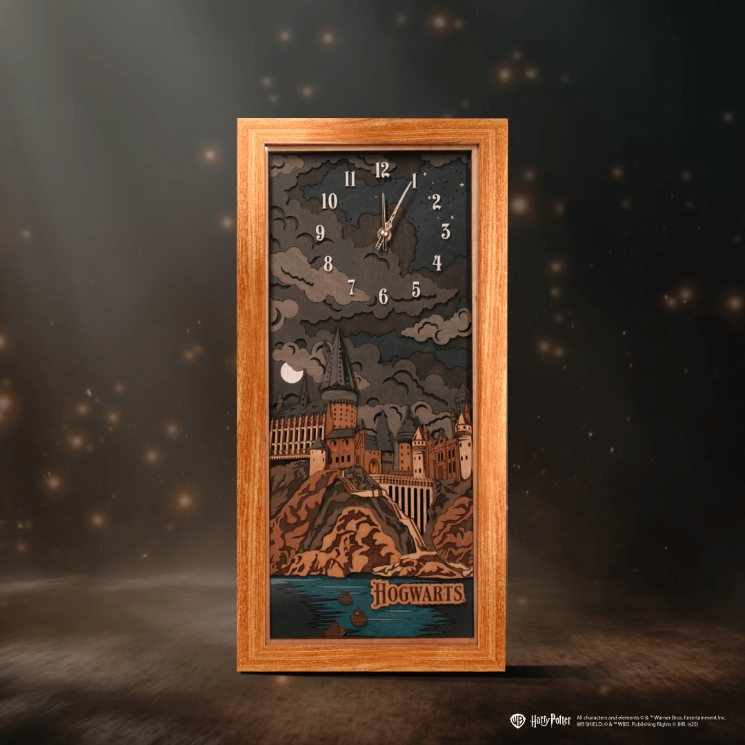 Unique fan art gift clock for Harry Potter lovers

