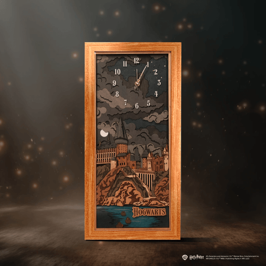 Unique fan art gift clock for Harry Potter lovers

