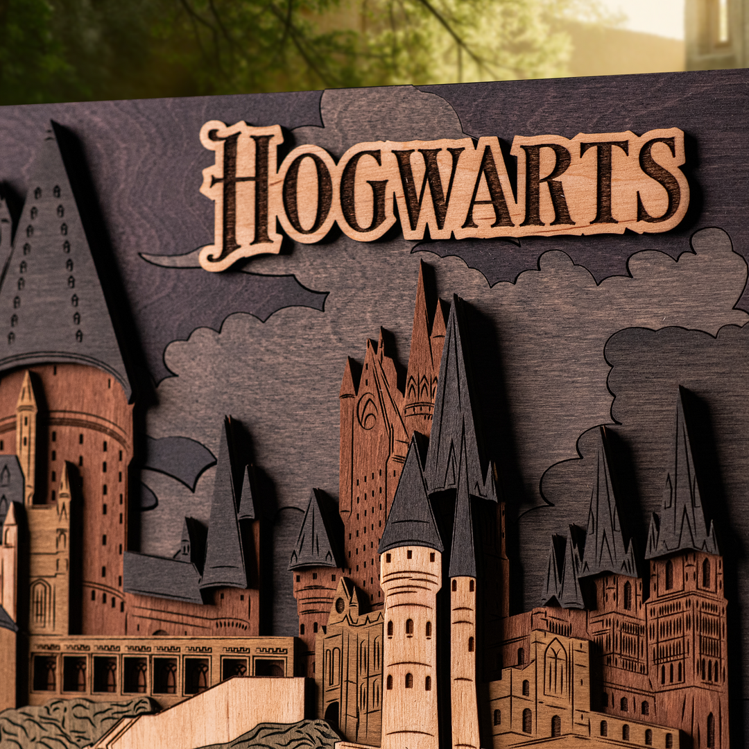 ГОҐВОРТС™ 3D КЛЮЧНИЦЯ З БРЕЛКАМИ - ГАРРІ ПОТТЕР