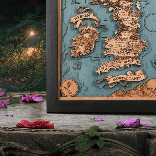 PRYTHIAN 3D WOOD MAP - ZeWood
