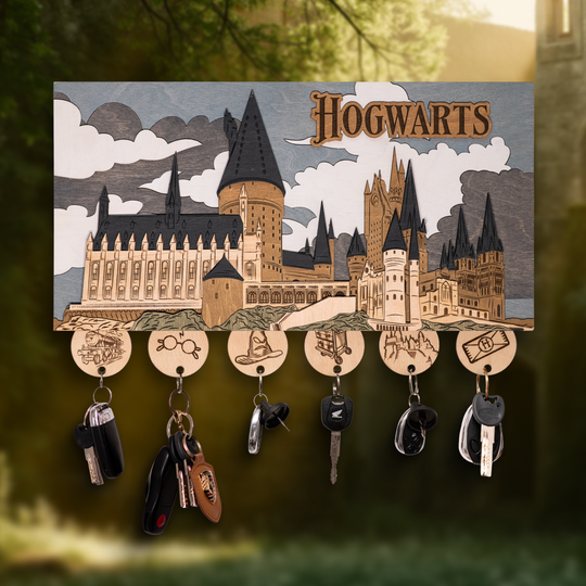 ГОҐВОРТС™ 3D КЛЮЧНИЦЯ З БРЕЛКАМИ - ГАРРІ ПОТТЕР