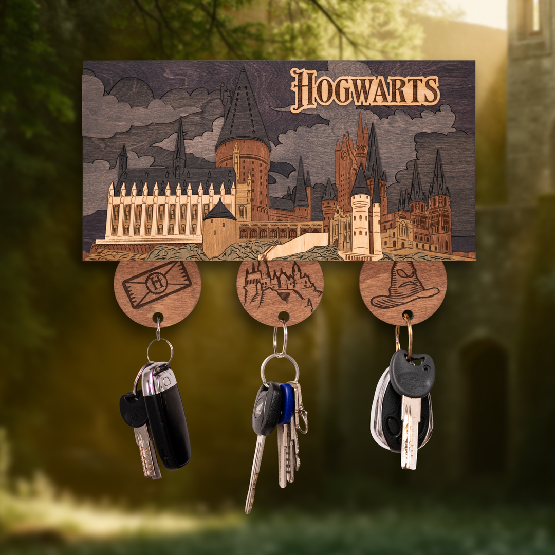ГОҐВОРТС™ 3D КЛЮЧНИЦЯ З БРЕЛКАМИ - ГАРРІ ПОТТЕР