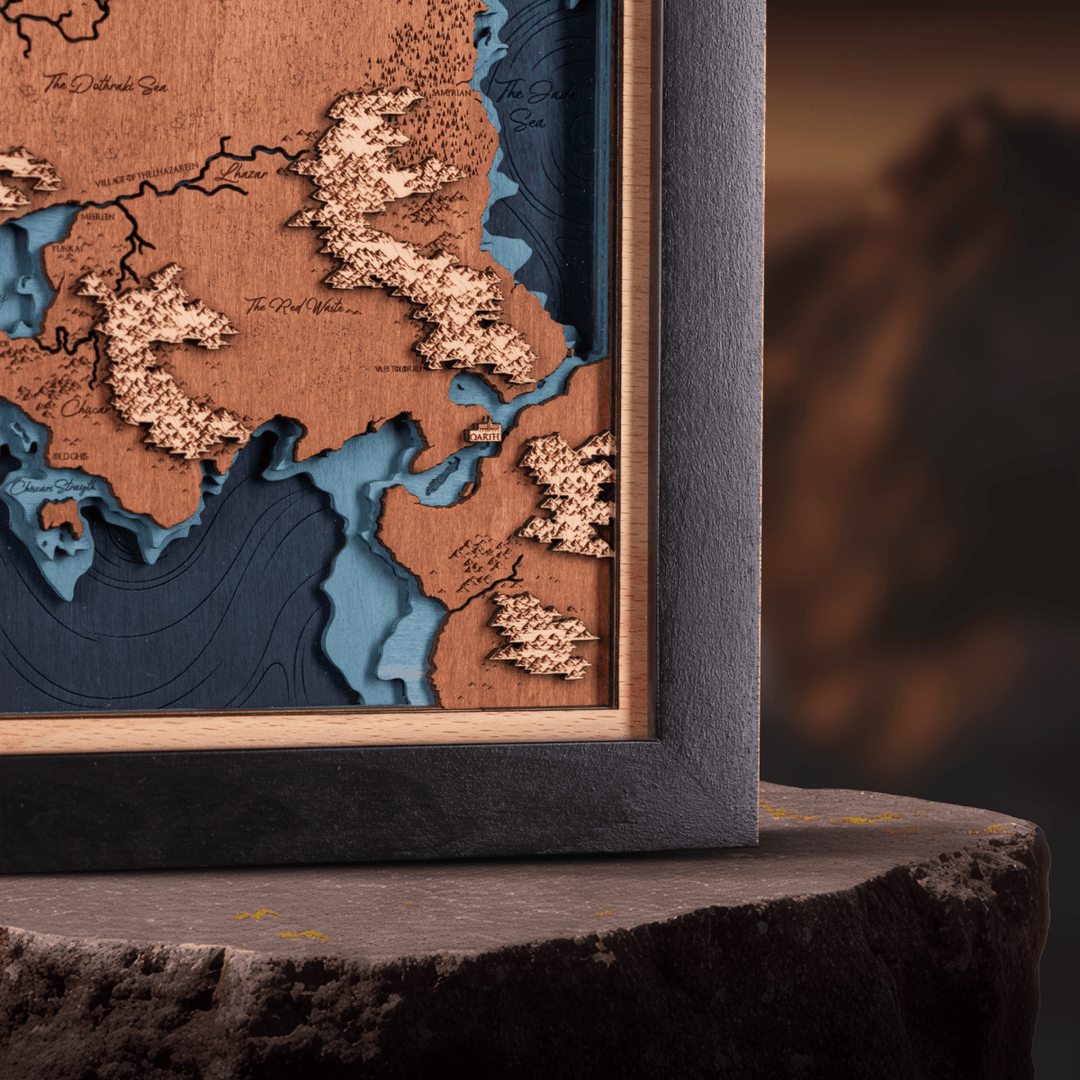 GAME OF THRONES™ 3D WOOD MAP - ZeWood