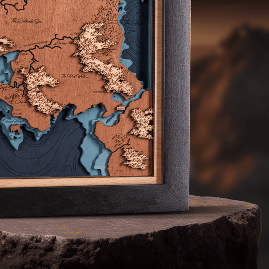 GAME OF THRONES™ 3D WOOD MAP - ZeWood