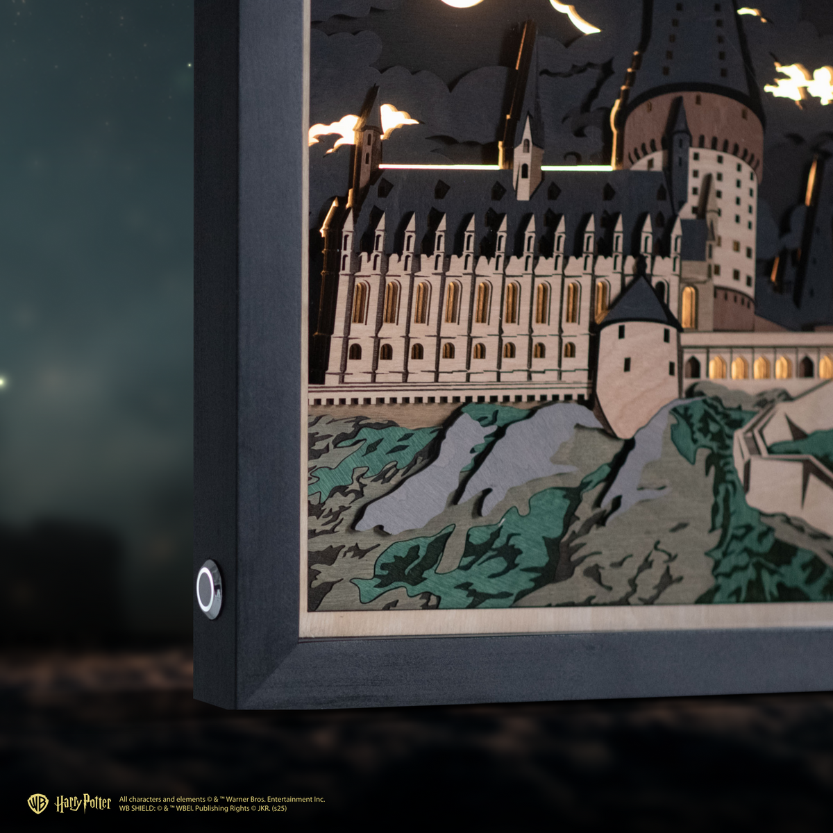 Personalized Harry Potter wall poster with custom inscription.