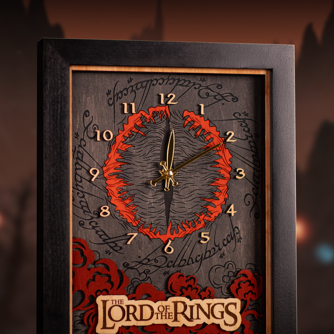 МОРДОР™ 3D ГОДИННИК - ВОЛОДАР ПЕРСНІВ - ГОБІТ