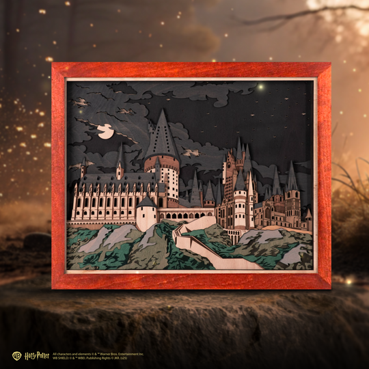 Handcrafted Hogwarts poster to bring a touch of magic home.