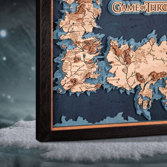 GAME OF THRONES™ 3D WOOD MAP - ZeWood