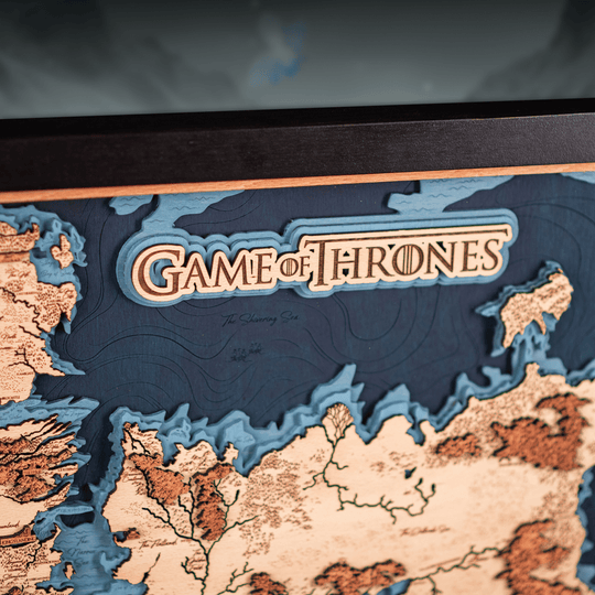 GAME OF THRONES™ 3D WOOD MAP - ZeWood
