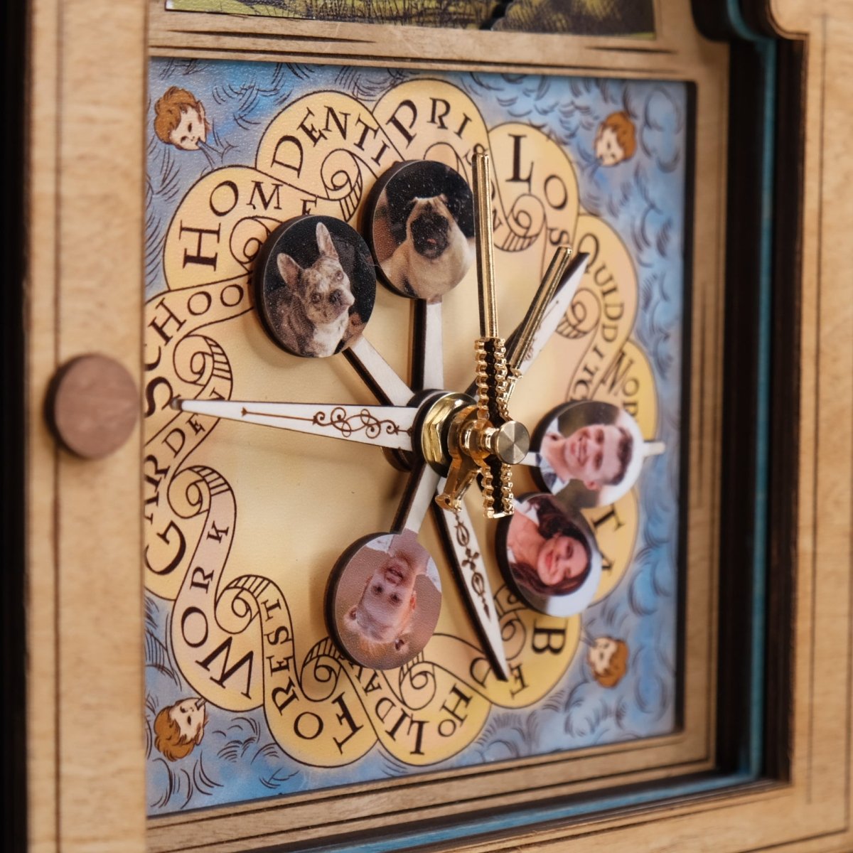 THE WEASLEY™ MAGICAL 3D WOOD CLOCK - ZeWood
