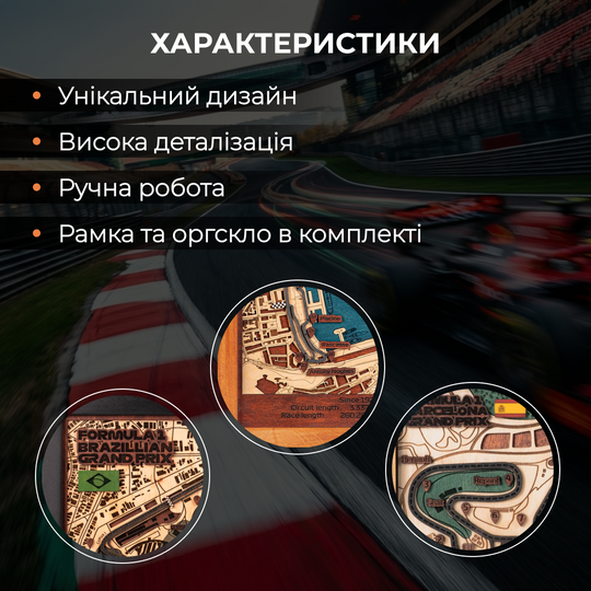 3Д МАПА ТРАСИ ФОРМУЛА-1