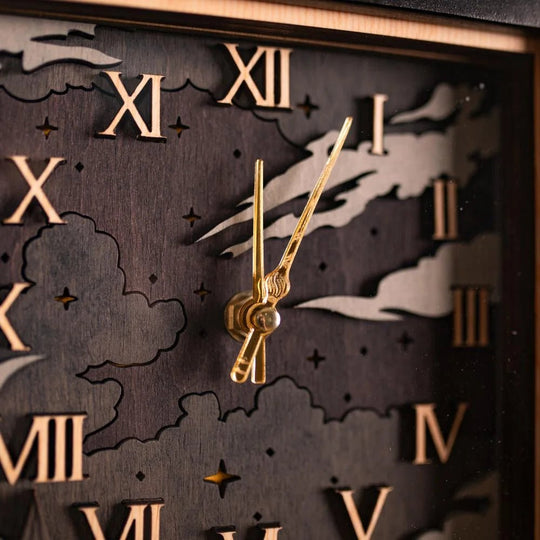 Hogwarts wall art clock – handcrafted from eco-friendly wood