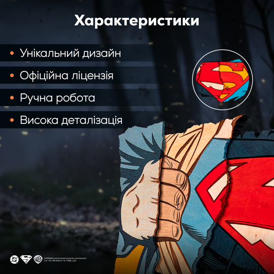 ПОСТЕР СУПЕРМЕН™ КРІЗЬ РОКИ - DC