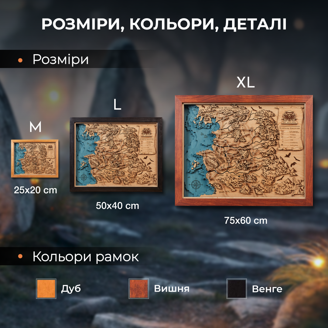 МАПА КОРОЛІВСТВ ПІВНОЧІ