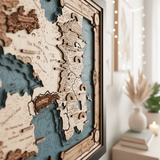 ERILEA 3D WOOD MAP - ZeWood
