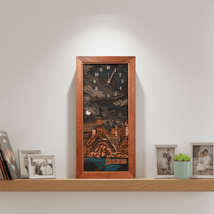 HOGWARTS™ CLOCK 2.0 - MIDNIGHT EDITION - ZeWood