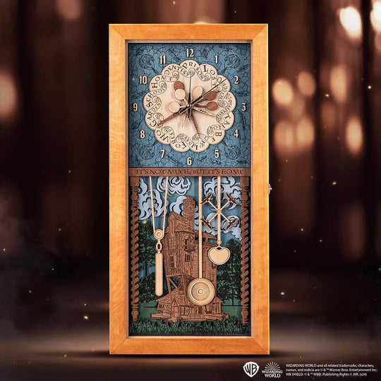 Silent quartz mechanism of this  housewarming gift ensures peaceful operation in bedrooms or nurseries