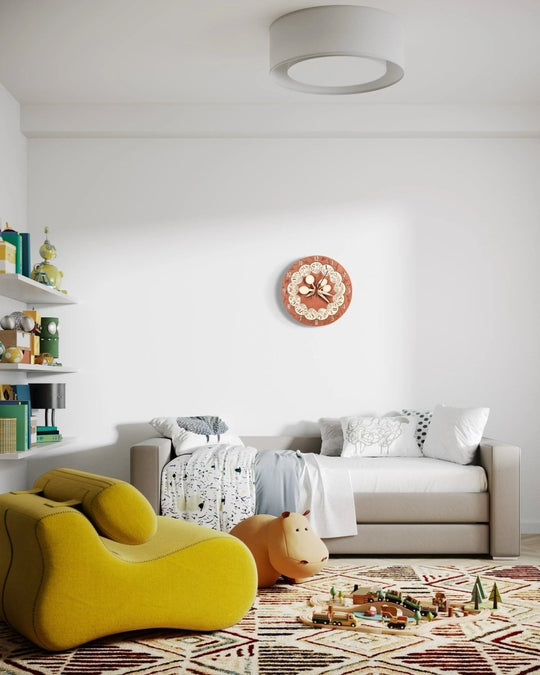 WEASLEY FAMILY™ ROUND 3D WOOD CLOCK - ZeWood